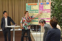 「内村さまぁ～ず」収録中の様子。