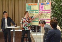 「内村さまぁ～ず」収録中の様子。