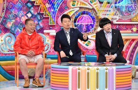 （左から）出川哲朗、雨上がり決死隊。(c)テレビ朝日