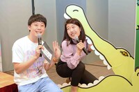 左から佐久間一行、横澤夏子。