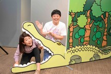 左から横澤夏子、佐久間一行。