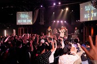 「ラップバトル篇」撮影中の様子。