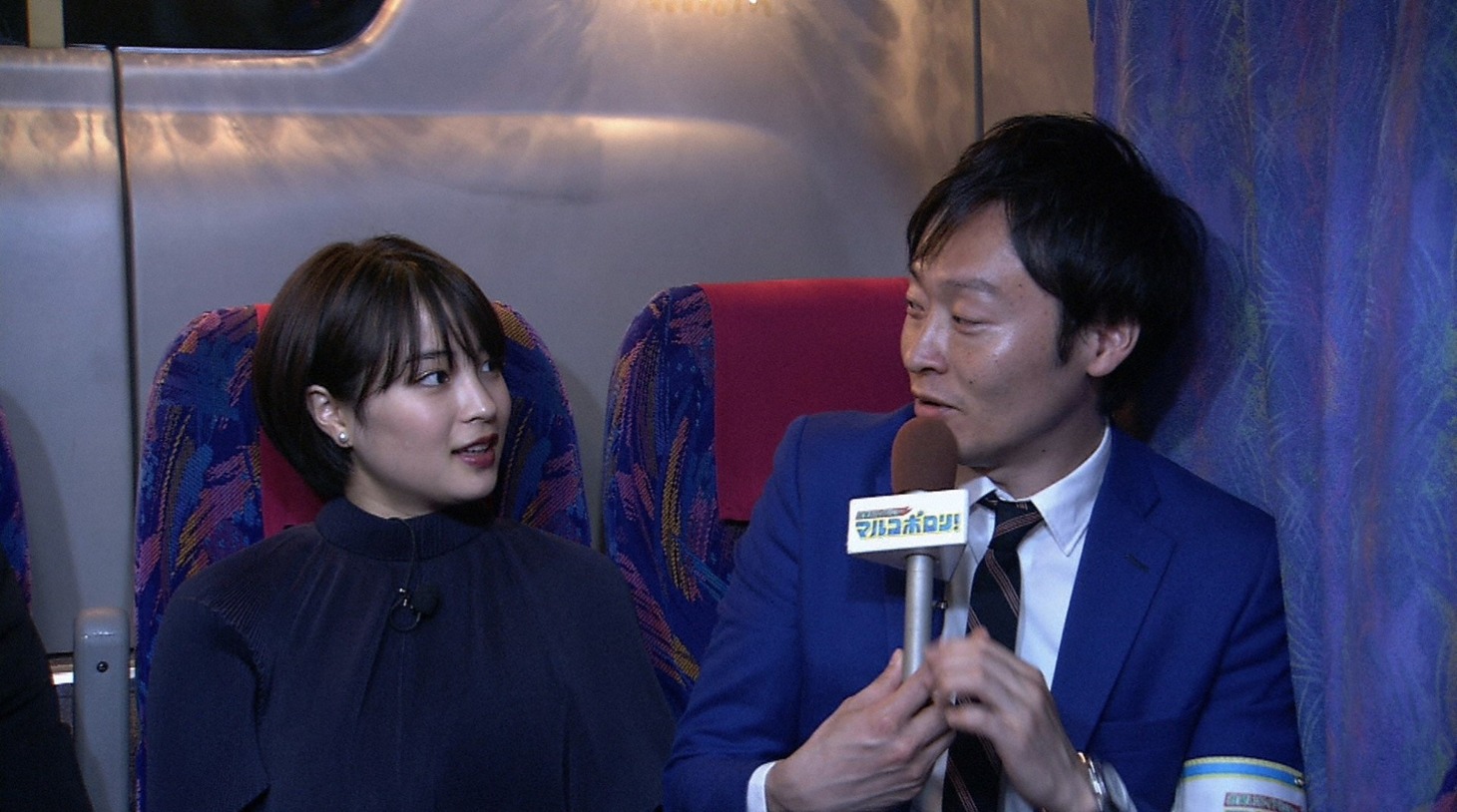 「ポロリバス！」企画に出演する（左から）広瀬すず、和牛・川西。(c)関西テレビ