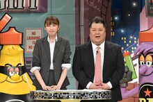 左から宮田聡子、ブラックマヨネーズ小杉。(c)読売テレビ