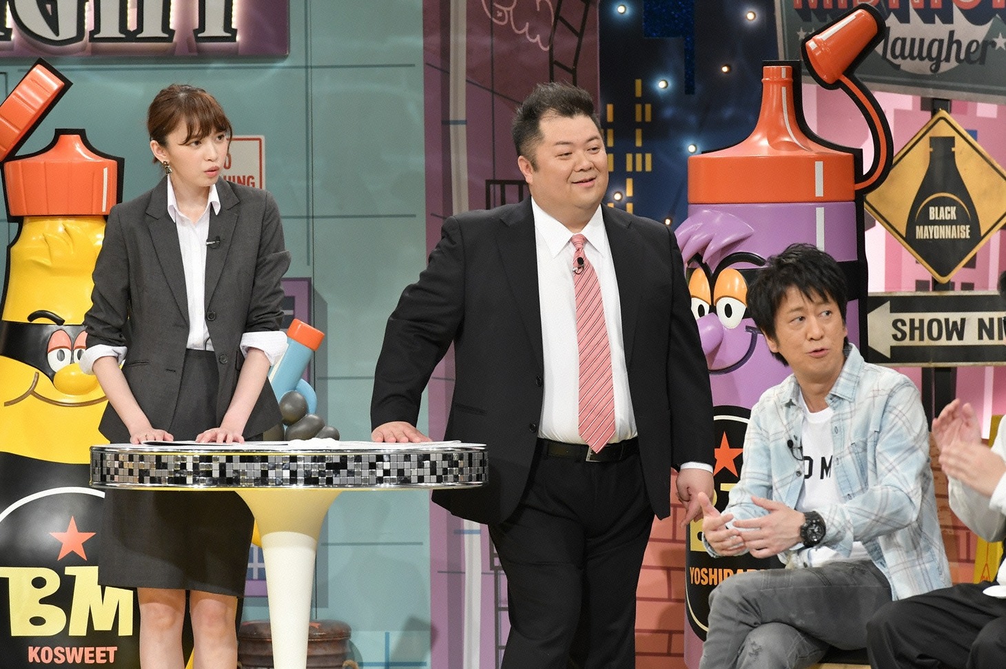 「マヨなか笑人」のワンシーン。(c)読売テレビ