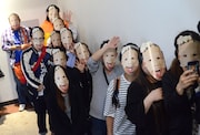 開場を待つ来場者たち。