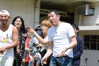 息子と共に合否を確認しに来たかりすま～ず。