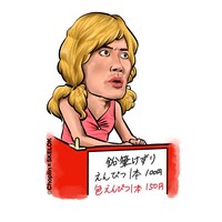 チョップリン×スケロク×梅田ロフトグッズのイラスト。