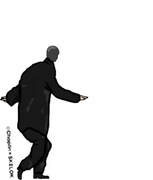 チョップリン×スケロク×梅田ロフトグッズのイラスト。