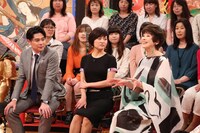 （左から）平成ノブシコブシ吉村、三田寛子、楠田枝里子。(c)フジテレビ