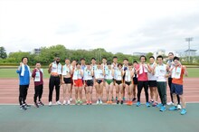 「ビートたけしのスポーツ大将 2時間スペシャル」の陸上企画の出演者たち。(c)テレビ朝日