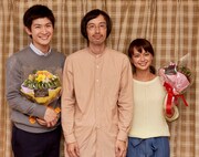 左から三浦春馬、今泉力哉監督、多部未華子。