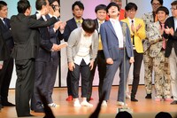 優勝した瞬間のおちもり。