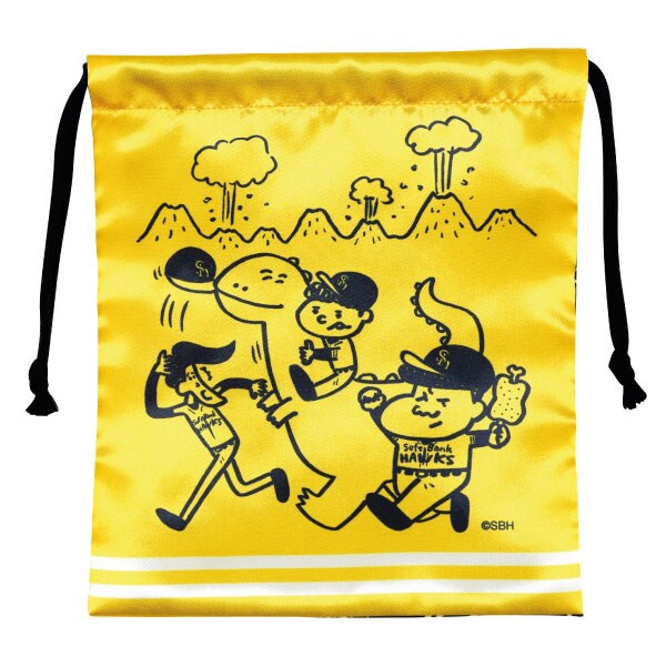 ゴリパラ見聞録×ホークス 巾着