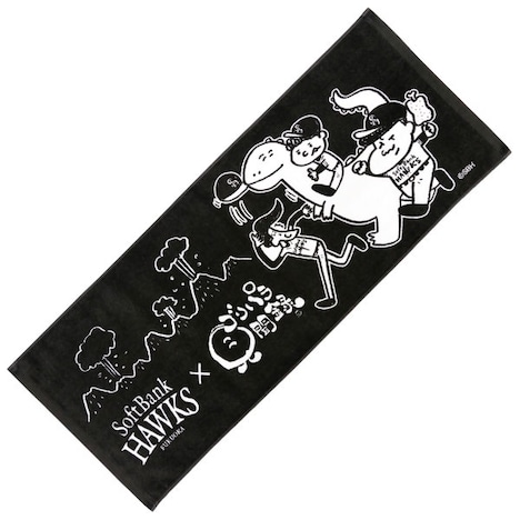 ゴリパラ見聞録×ホークス フェイスタオル