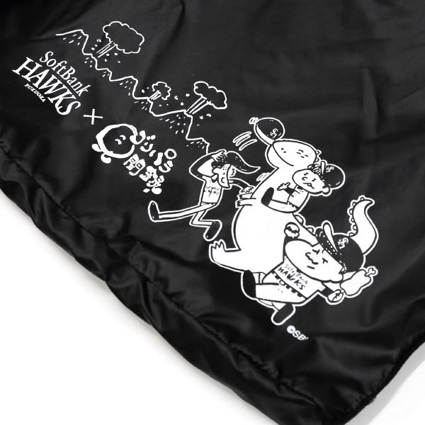 ゴリパラ見聞録×ホークス サコッシュのデザイン。