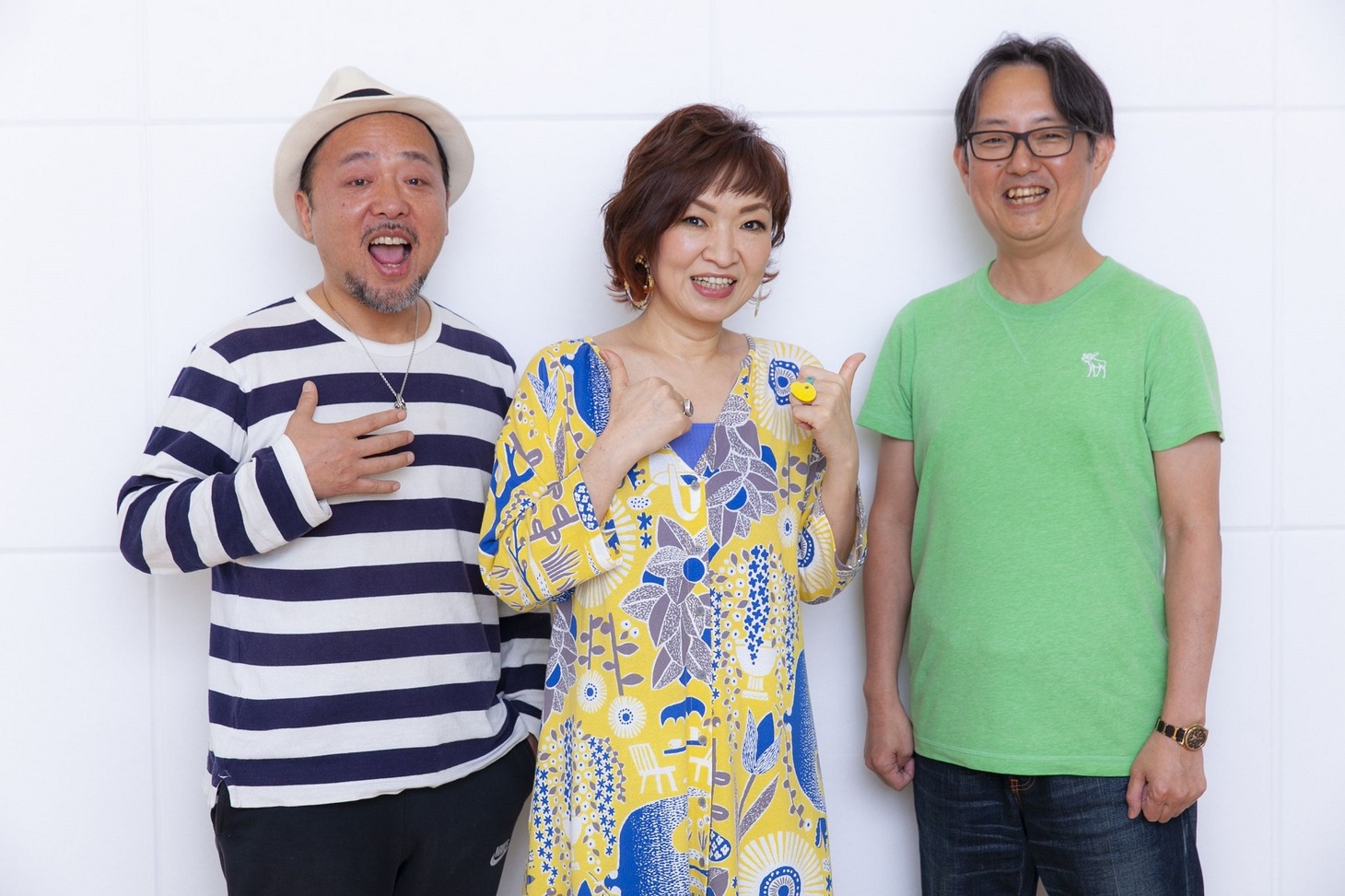 左からマキタスポーツ、清水ミチコ、スージー鈴木。