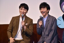 左から児嶋一哉、渡部建。