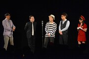 左から米粒写経、マキタスポーツ、やくみつゆ、木村裕子。