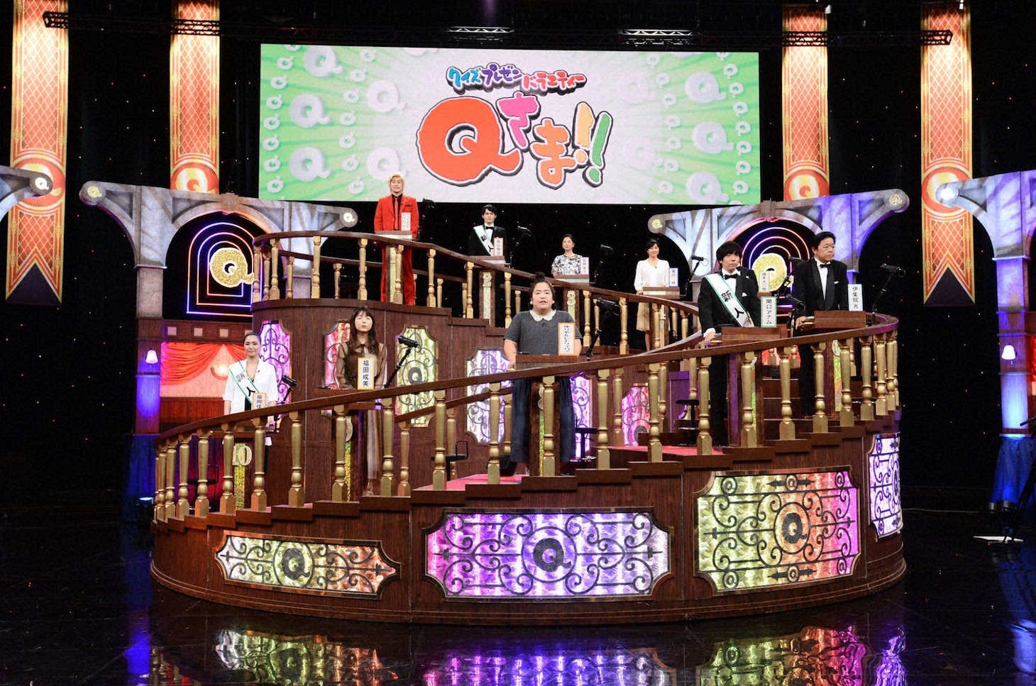 予選Aブロックの出演者たち。(c)テレビ朝日