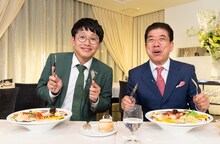 「きよしのまるごといただきます！2018春・淡路島」に出演する（左から）ミキ亜生、西川きよし。(c)ABC