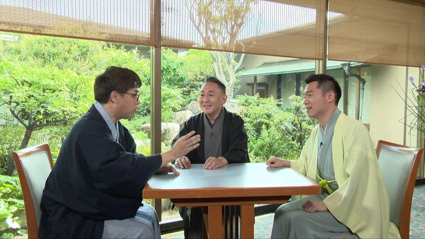 「ボクらの時代」に出演する（左から）立川志らく、林家正蔵、柳家花緑。(c)フジテレビ