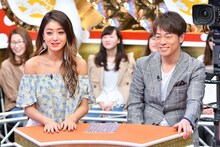 左から池田美優、陣内智則。(c)MBS