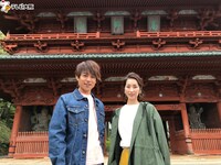 左から杉浦太陽、坂下千里子。