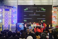 レトロゲーム5番勝負の様子。