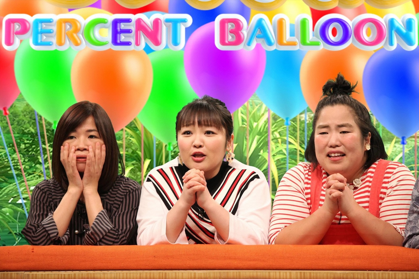 「ネプリーグ」に「女芸人チーム」のメンバーとして出演する（左から）大久保佳代子、柳原可奈子、ゆりやんレトリィバァ。(c)フジテレビ