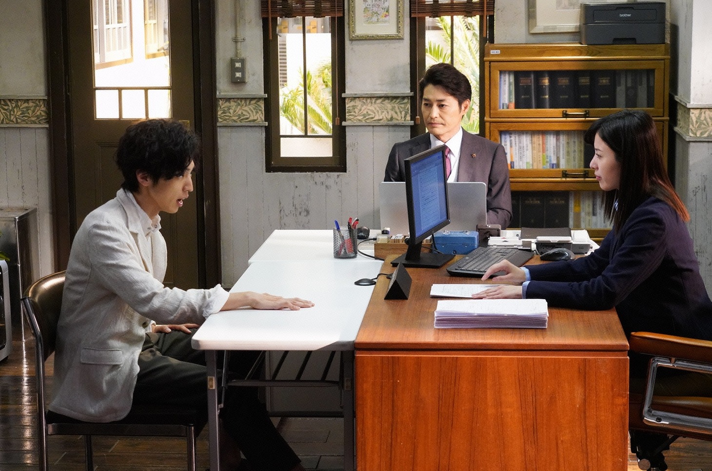 「正義のセ」のワンシーン。(c)日本テレビ
