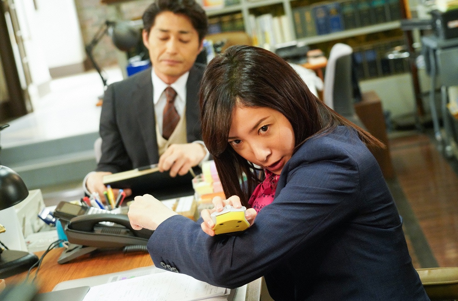 「正義のセ」のワンシーン。(c)日本テレビ