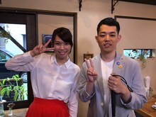 （左から）紺野ぶるま、濱田祐太郎。(c)関西テレビ