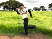 「24時間テレビ」チャリティマラソンのランナーを務めるANZEN漫才みやぞん。(c)日本テレビ