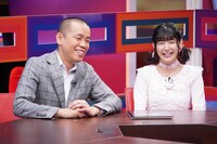 （左から）タカアンドトシ・トシ、彩川ひなの。(c)中京テレビ