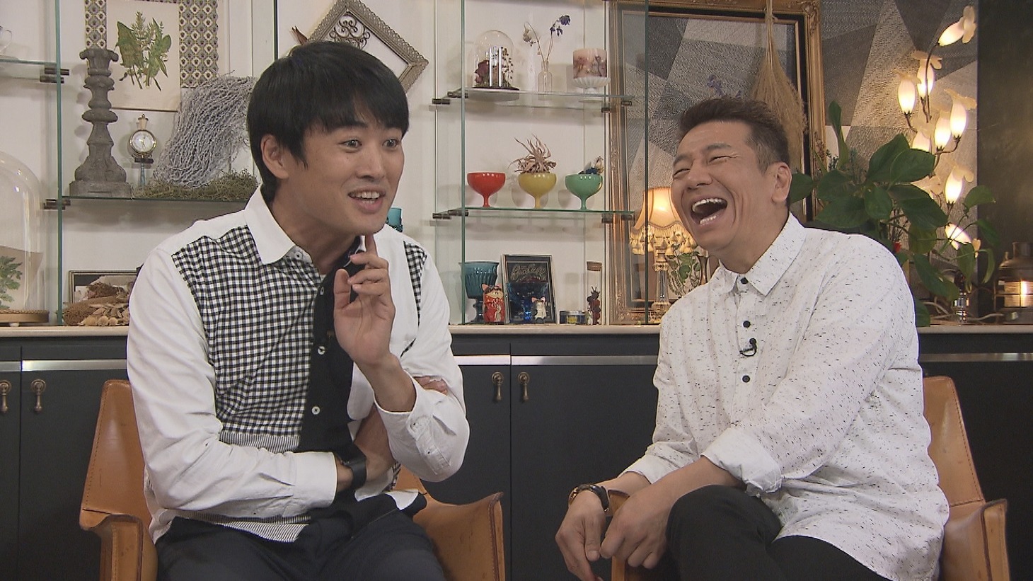 （左から）劇団ひとり、くりぃむしちゅー上田。(c)中京テレビ