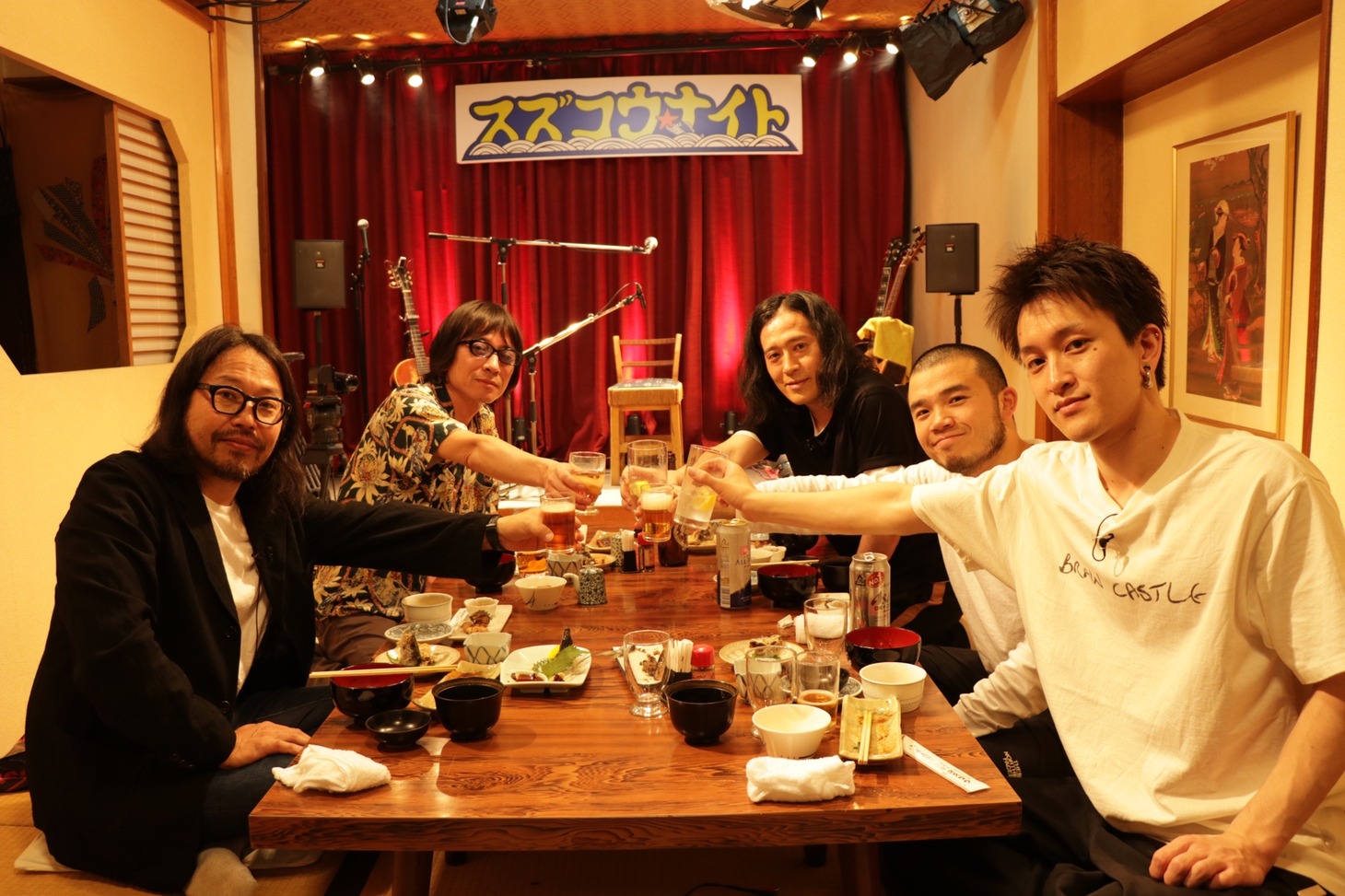 「スズコウ★ナイト2」の出演者たち。(c)BSスカパー！