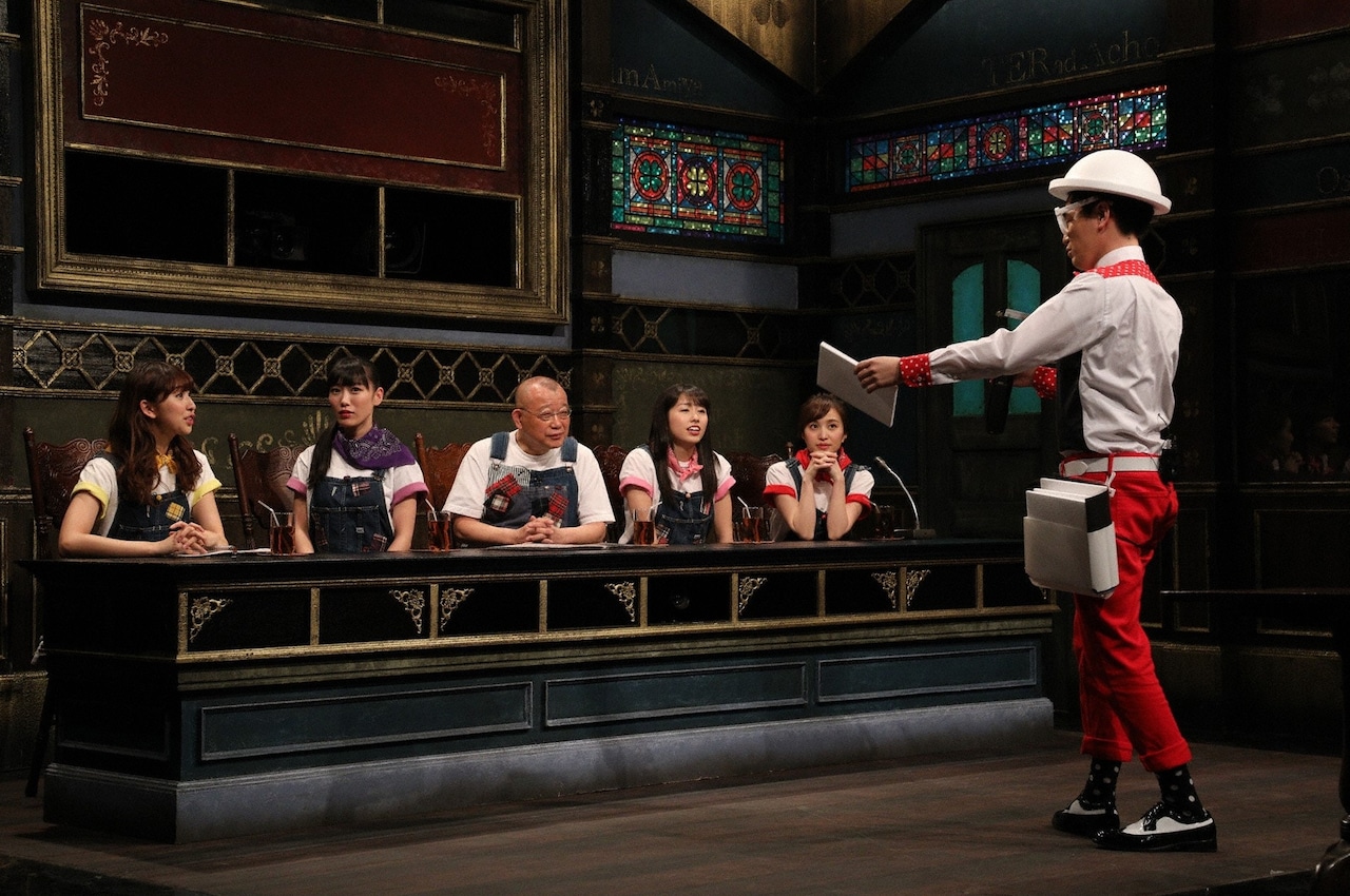 できたくん、ももクロ高城れにの横顔を発泡スチロールで作成