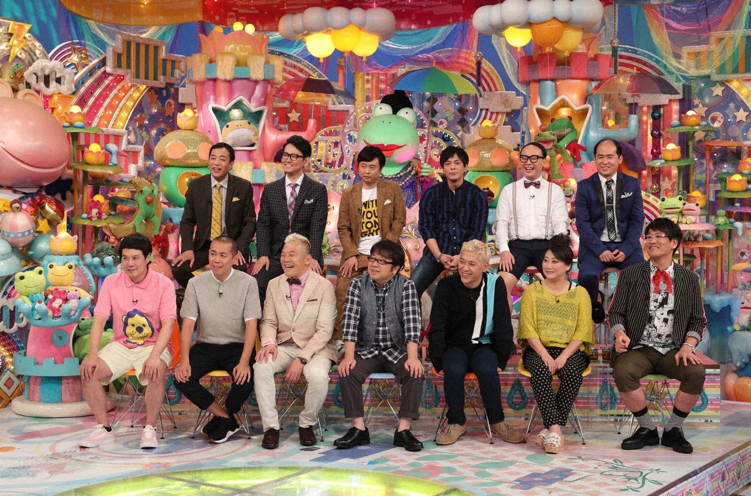 「「日曜もアメトーーク！2時間拡大版」に集結する「徹子の部屋芸人」たち。(c)テレビ朝日