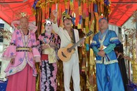 「アクロボール」PRイベントの様子。