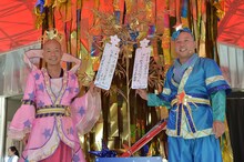 願い事を披露するバイきんぐ。