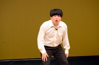 新ネタを披露するみさわ大福。