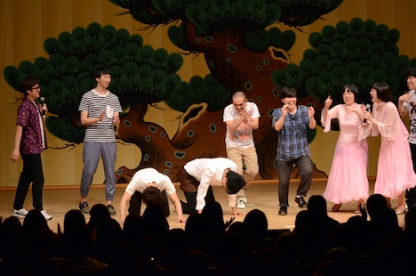 新ネタが1票しか獲得できず、膝から崩れ落ちるザ・ギース。