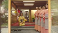 新CM「旅館篇」のワンシーン。