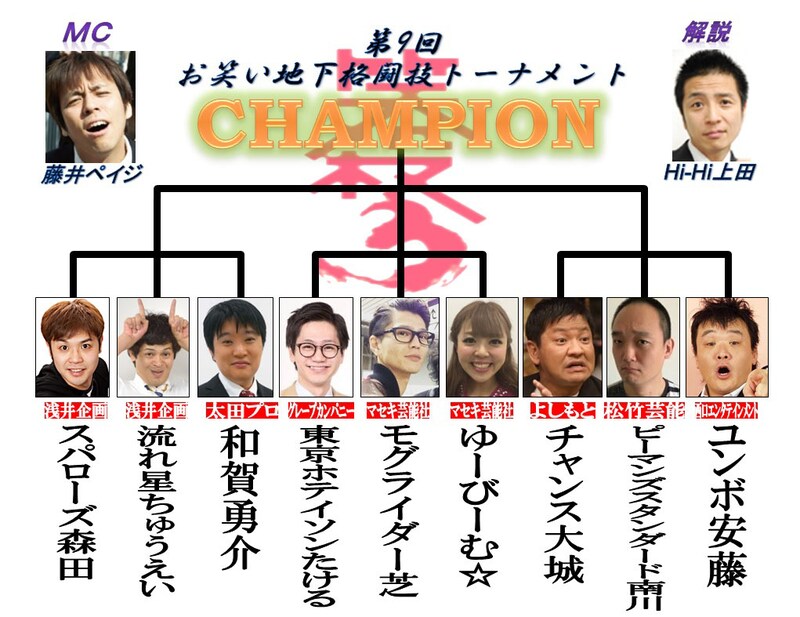 「笑殺3」第9回大会トーナメント表