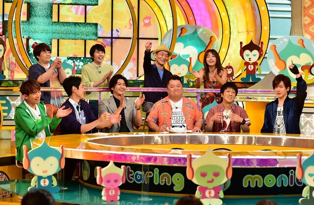 「ニンゲン観察バラエティ モニタリングSP」のスタジオ出演者たち。(c)TBS