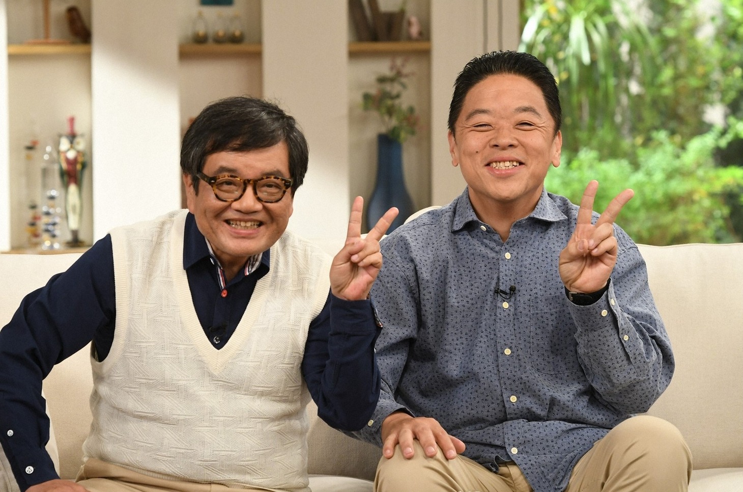 （左から）森永卓郎、伊集院光。(c)TBS