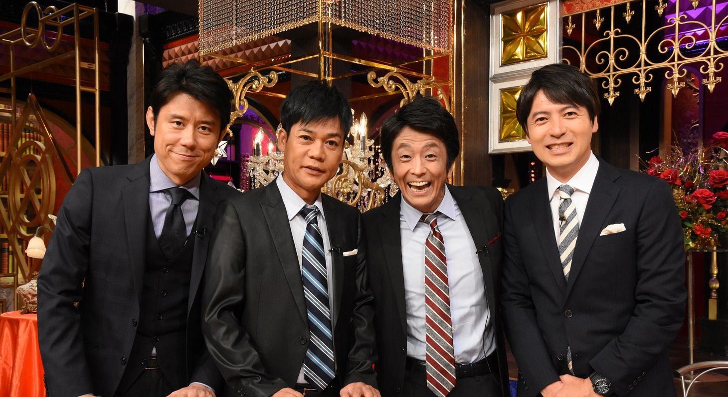 左からネプチューン、桝太一アナウンサー。(c)日本テレビ