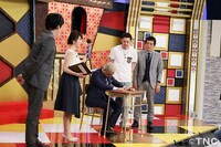 「松本・華大の福岡発掘バラエティー どげんですか？」収録中の様子。