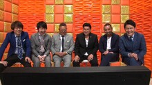 （左から）三四郎、サンドウィッチマン、千鳥。(c)テレビ朝日